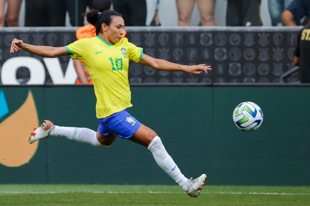 Fotograf&iacute;a de archivo de la futbolista brasile&ntilde;a Marta Vieira Da Silva. EFE/ Sebastiao Moreira