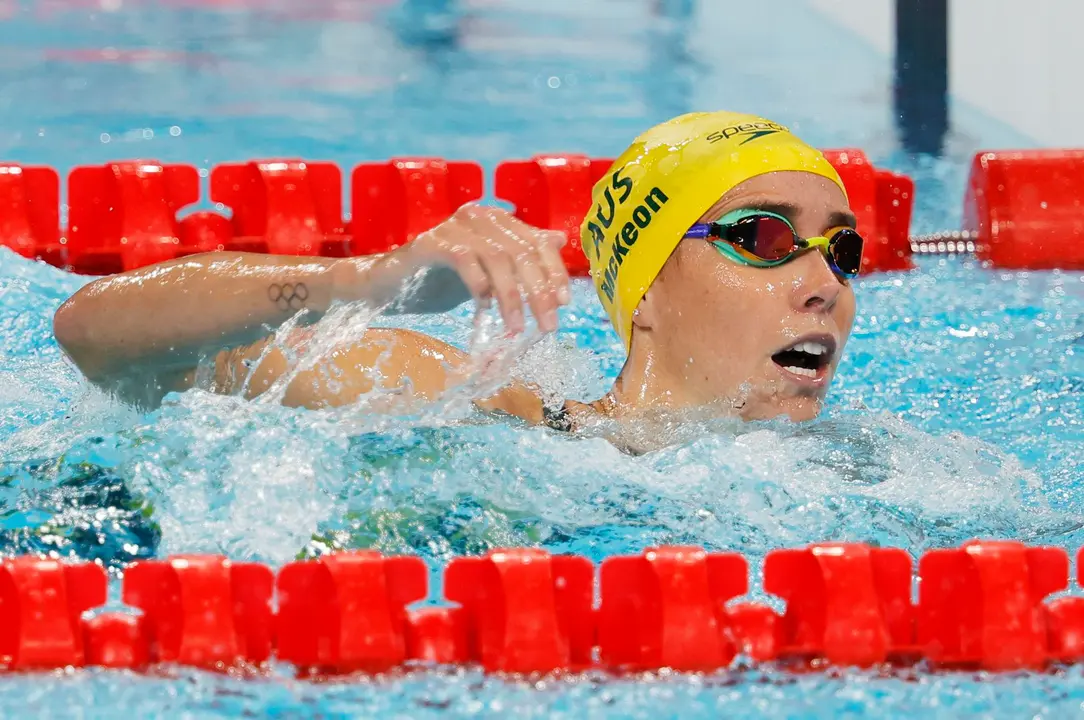 La australiana Emma McKeon se colg&oacute; el oro en la final del relevo 4x100 libre EFE/EPA/RONALD WITTEK