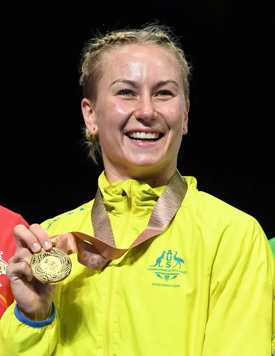 GOL. Gold Coast (Australia), 14/04/2018.- Imagen de archivo de la boxedora australiana Anja StridsmanEFE/EPA/DAVE HUNT AUSTRALIA AND NEW ZEALAND OUT[AUSTRALIA AND NEW ZEALAND OUT]