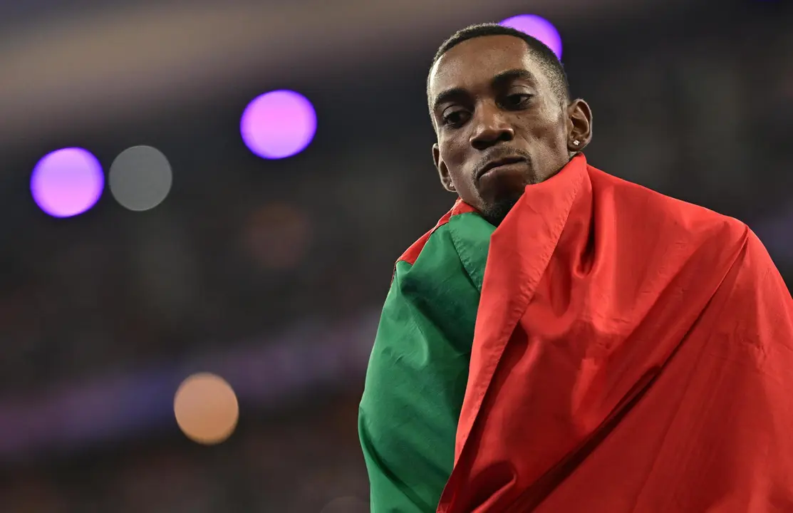El portugu&eacute;s Pedro Pichardo, segundo en la final de triple salto de los Juegos Ol&iacute;mpicos de Par&iacute;s 2024. EFE/EPA/CHRISTIAN BRUNA