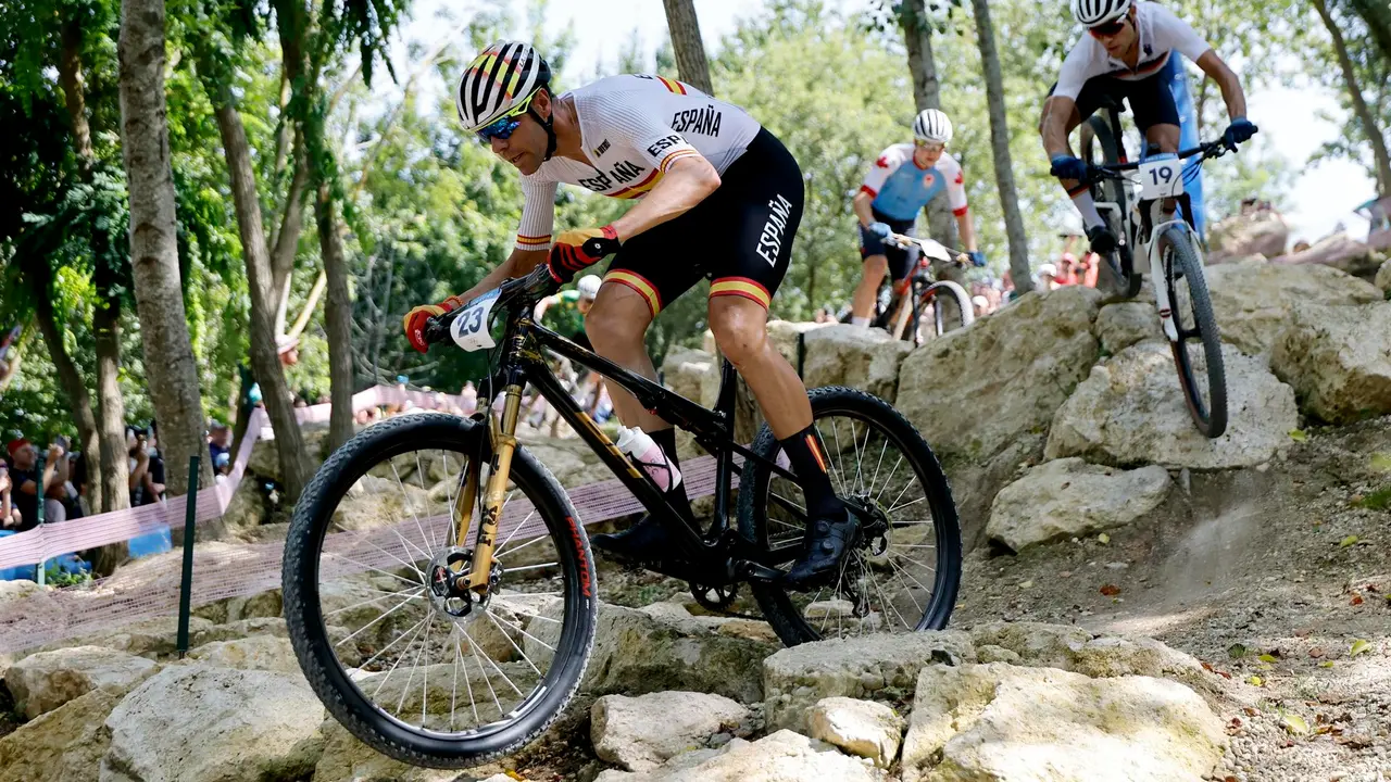 El espa&ntilde;ol David Valero, d&eacute;cimo clasificado en la prueba ol&iacute;mpica de bicicleta de monta&ntilde;aEFE/EPA/TOLGA AKMEN