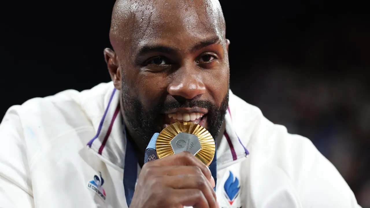 El medallista de oro Teddy Riner. EFE/EPA/DANIEL IRUNGU