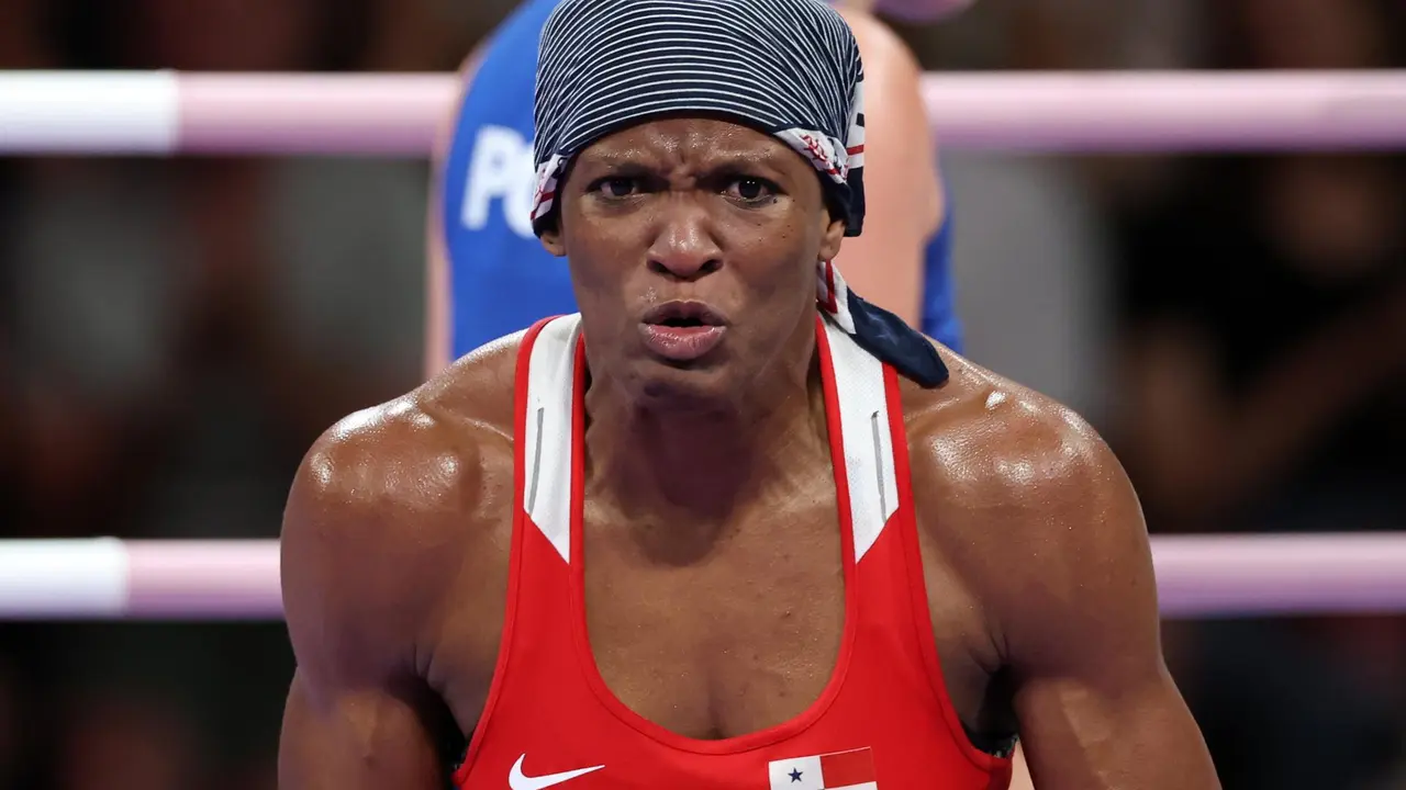 Atheyna Bylon, de 35 a&ntilde;os, ha logrado colgarse una medalla en unos Juegos (como m&iacute;nimo bronce) EFE/EPA/ALI HAIDER